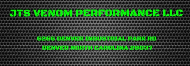 A black and green background with the words " custom performance."