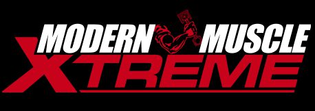 A black and red logo for modern man xtreme.