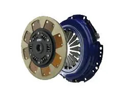 A clutched vehicle is shown with the clutch disc.
