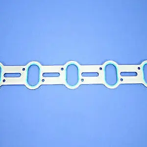 A blue background with a metal gasket.