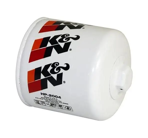 A k & n oil filter is shown.