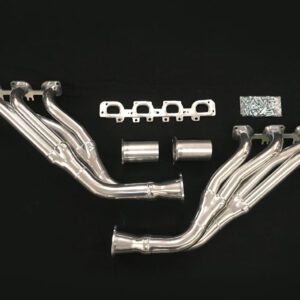 A set of long tube headers and exhaust manifolds.