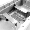 A close up of the bottom part of an engine