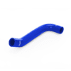 A blue hose is bent to the side.